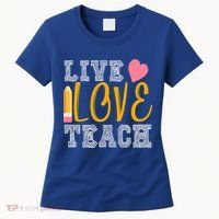 Live Love Teach Women's T-Shirt thumb 0