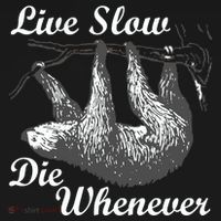 Live Slow Die Whenever Sloth Doggie Tank thumb 4