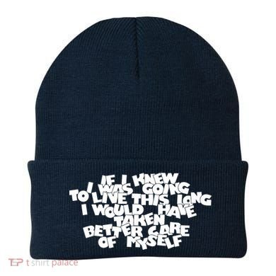 Live This Long Funny Birthday Beanie