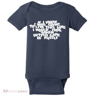 Live This Long Funny Birthday Baby Bodysuit