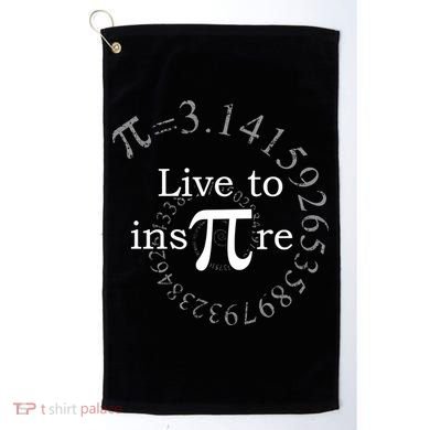 Live To InsPIre Pi Day Golf Towel