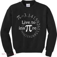 Live To InsPIre Pi Day Kids Sweatshirt thumb 0