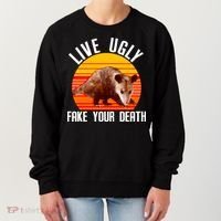Live Ugly Fake Your Death Women's Sweatshirt thumb 0
