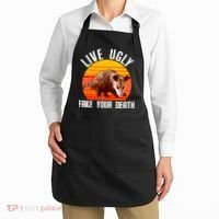 Live Ugly Fake Your Death Apron thumb 2