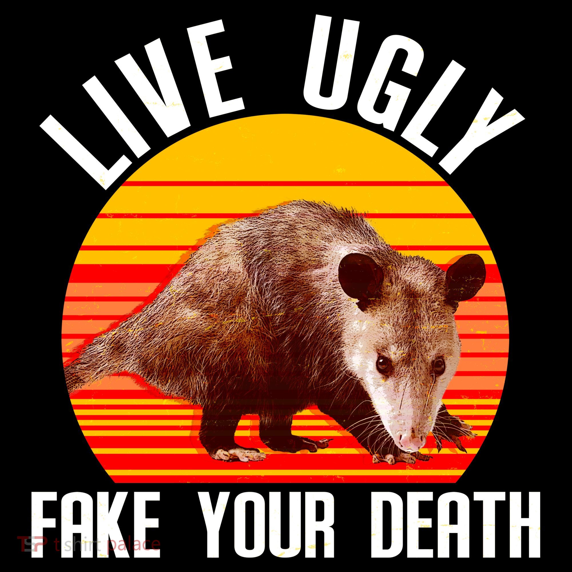 Live Ugly Fake Your Death Apron