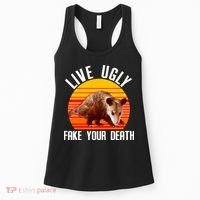 Live Ugly Fake Your Death Women's Tank Top thumb 0