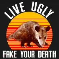 Live Ugly Fake Your Death Baby Bodysuit thumb 2