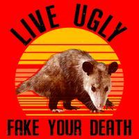 Live Ugly Fake Your Death Santa Hat thumb 1