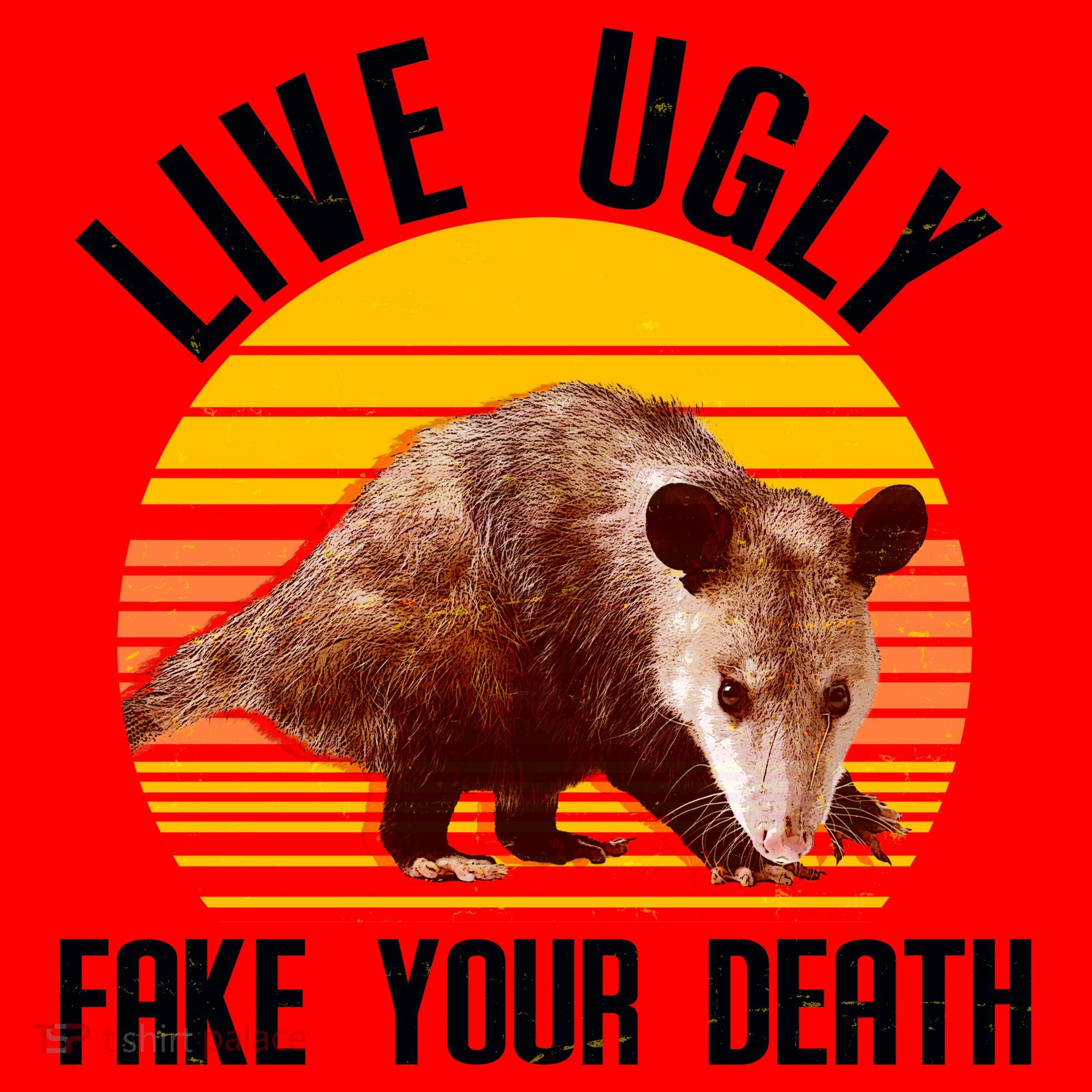 Live Ugly Fake Your Death Santa Hat