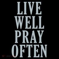 Live Well Pray Often Hoodie thumb 7