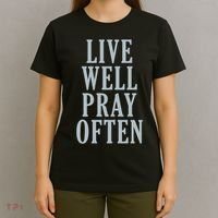 Live Well Pray Often T-Shirt thumb 4