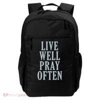 Live Well Pray Often Backpack thumb 0
