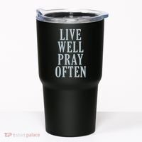 Live Well Pray Often Tumbler thumb 0