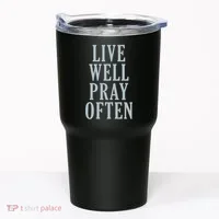 Live Well Pray Often Tumbler thumb 0