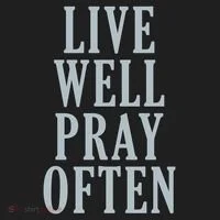 Live Well Pray Often Tumbler thumb 3