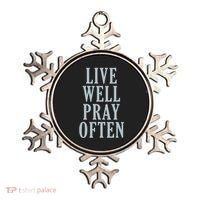 Live Well Pray Often Ornament thumb 0