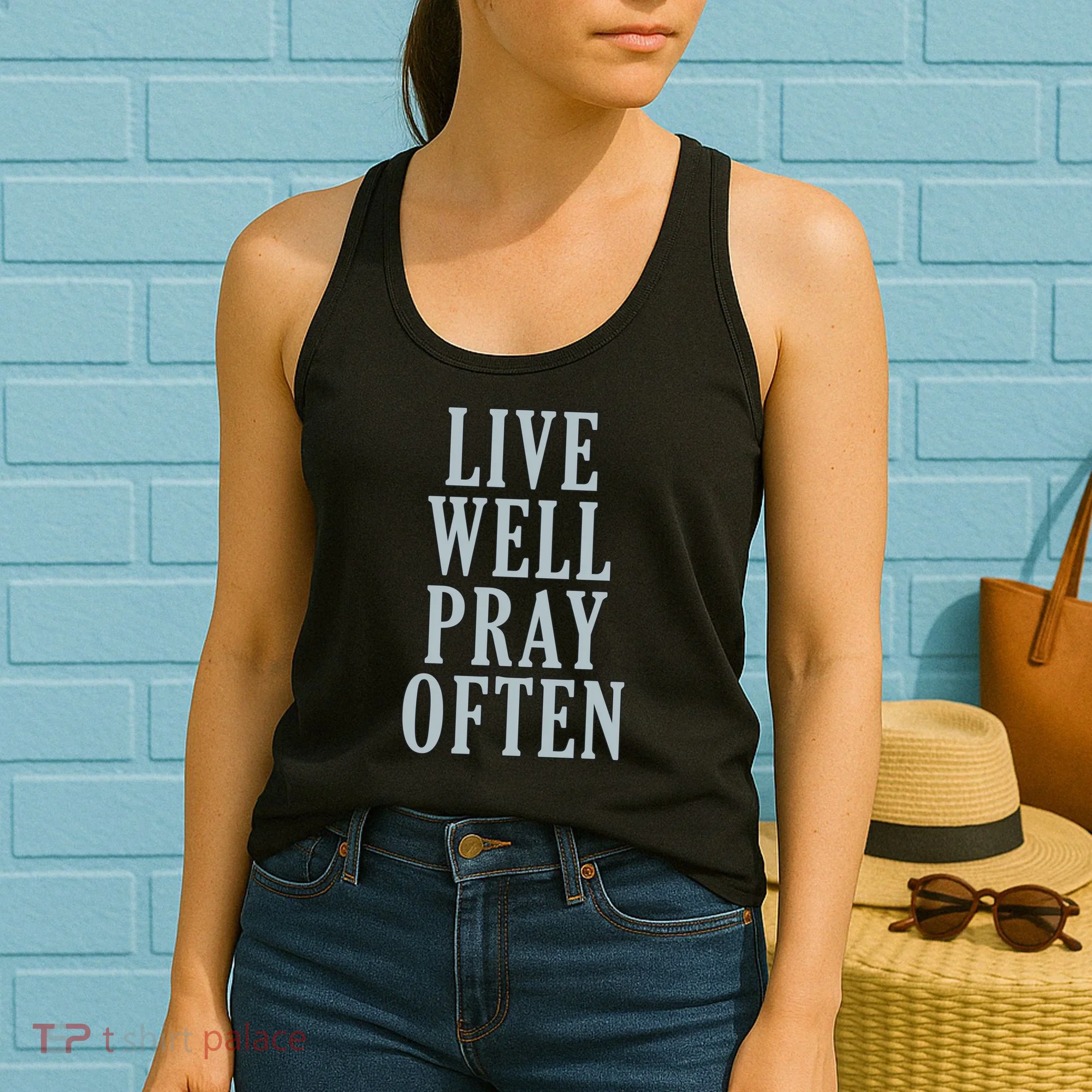 Live Well Pray Often Women's Tank Top