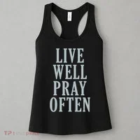 Live Well Pray Often Women's Tank Top thumb 3