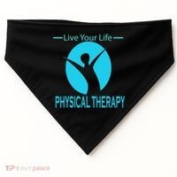 Live Your Life Physical Therapy USA-Made Doggie Bandana thumb 0