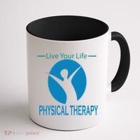 Live Your Life Physical Therapy Coffee Mug thumb 1