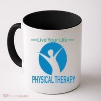 Live Your Life Physical Therapy Coffee Mug thumb 0