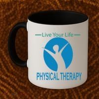 Live Your Life Physical Therapy Coffee Mug thumb 2