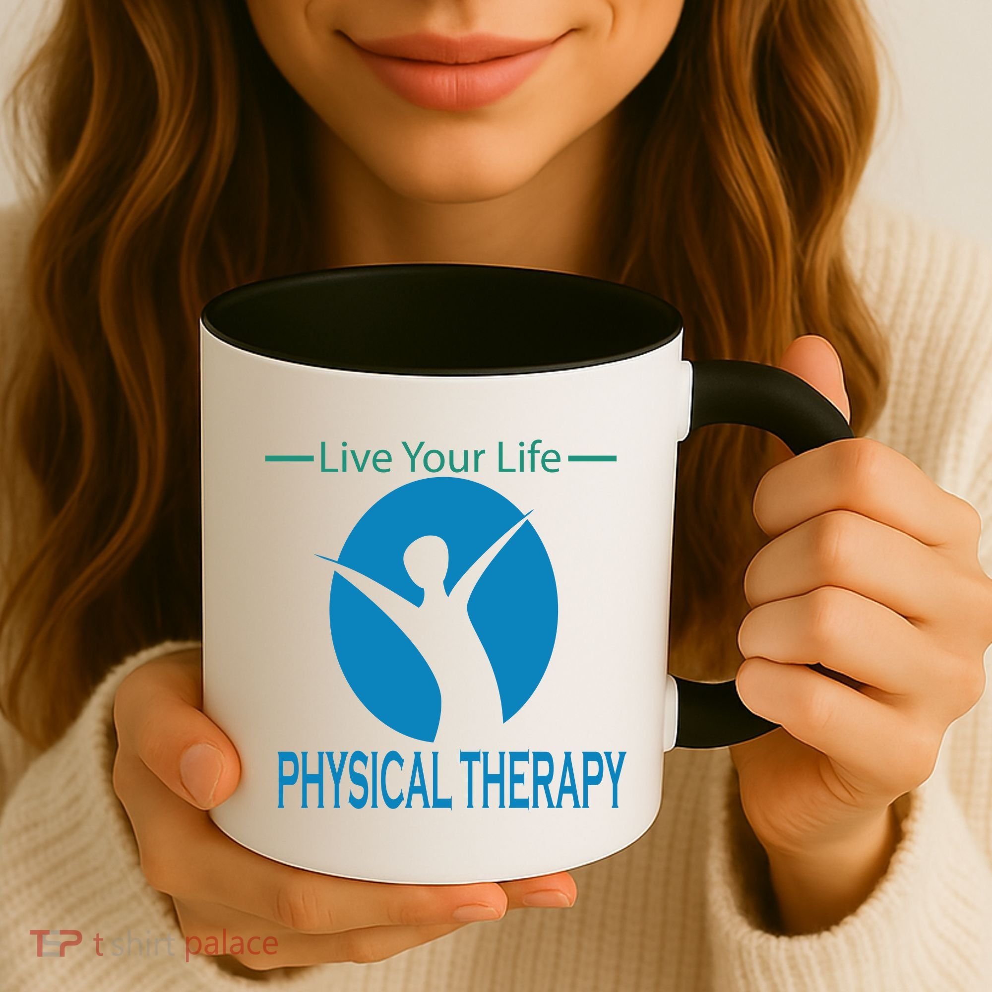 Live Your Life Physical Therapy Coffee Mug