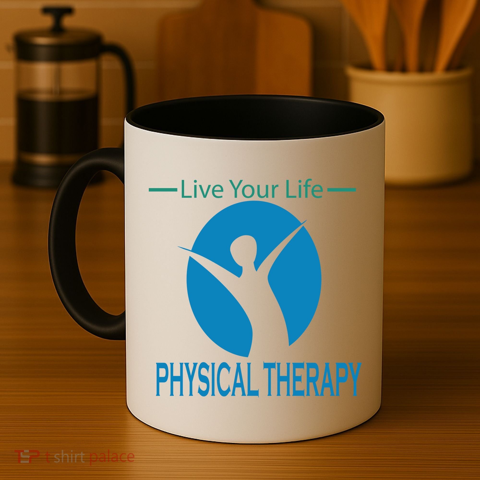 Live Your Life Physical Therapy Coffee Mug