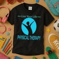 Live Your Life Physical Therapy Kids T-Shirt thumb 3