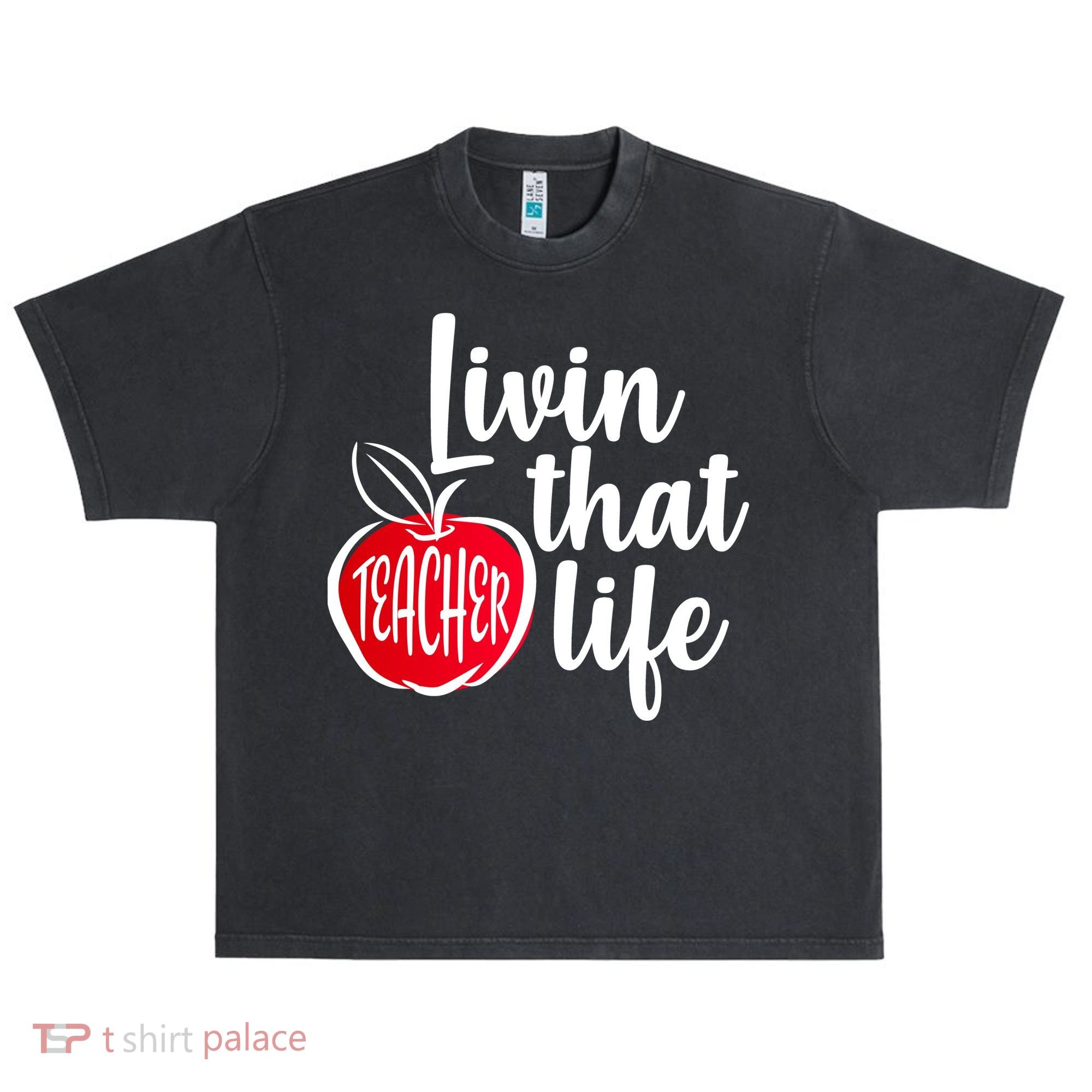 Livin That Teacher Life Urban Oversized Heavyweight T-Shirt