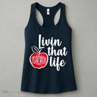 Livin That Teacher Life Women's Tank Top thumb 3