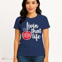 Livin That Teacher Life Women's T-Shirt thumb 4