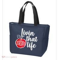 Livin That Teacher Life Tote Bag thumb 3
