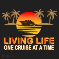 Living Life One Cruse At A Time Golf Towel thumb 3
