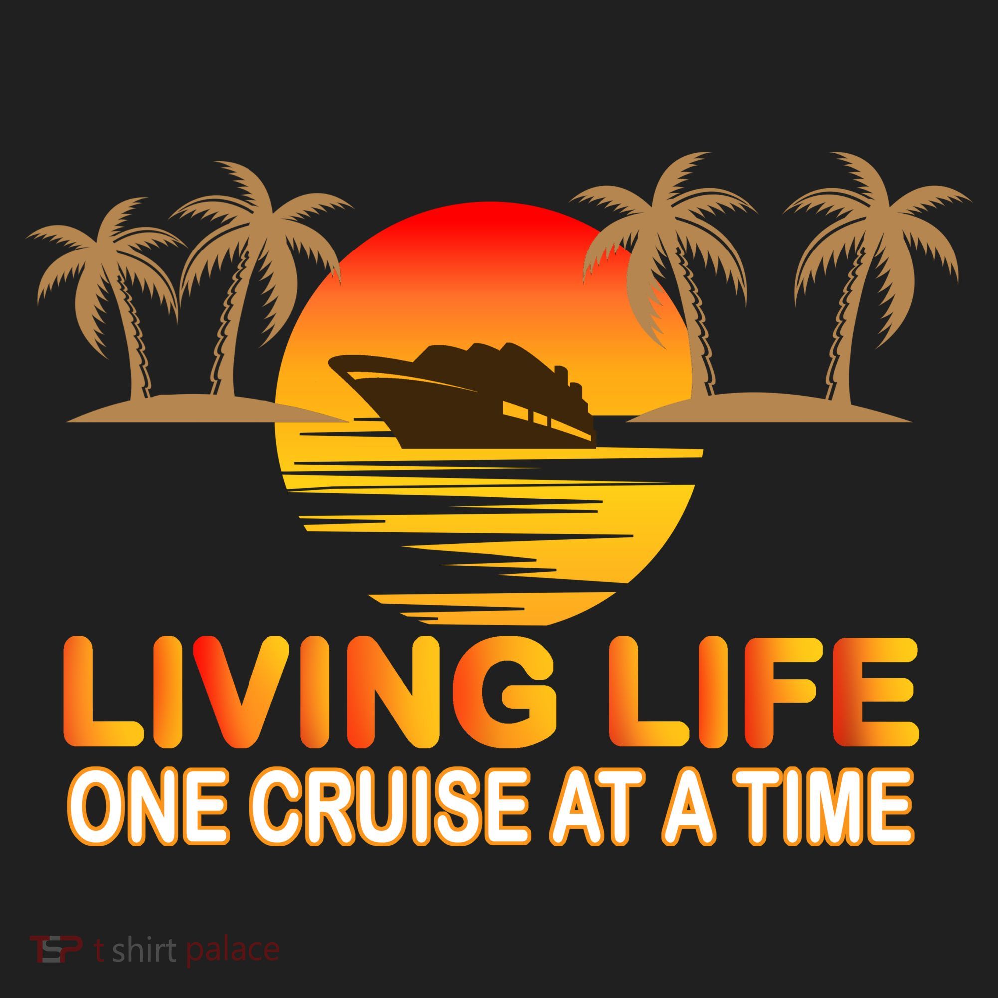 Living Life One Cruse At A Time Golf Towel
