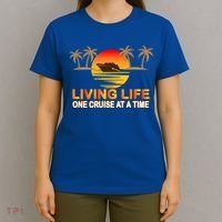 Living Life One Cruse At A Time T-Shirt thumb 4