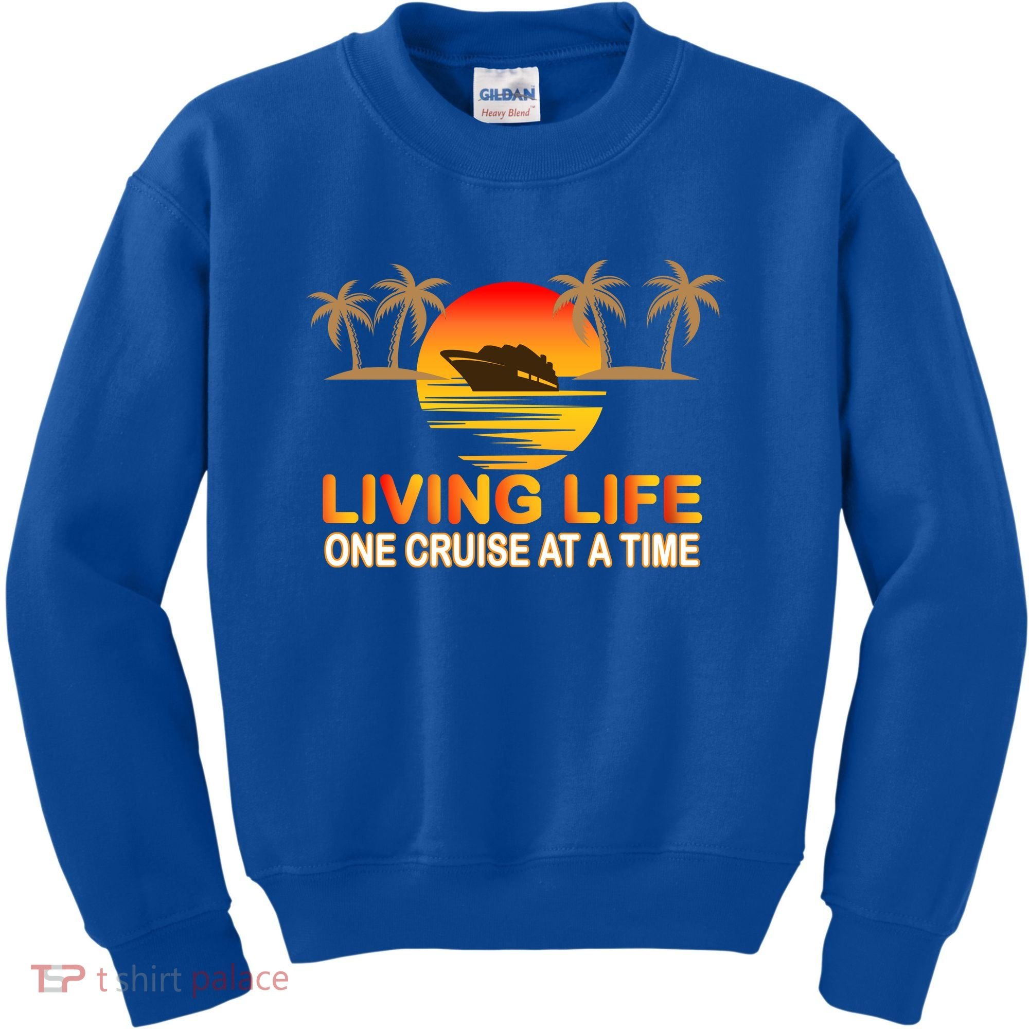 Living Life One Cruse At A Time Kids Sweatshirt