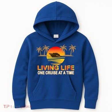 Living Life One Cruse At A Time Kids Hoodie