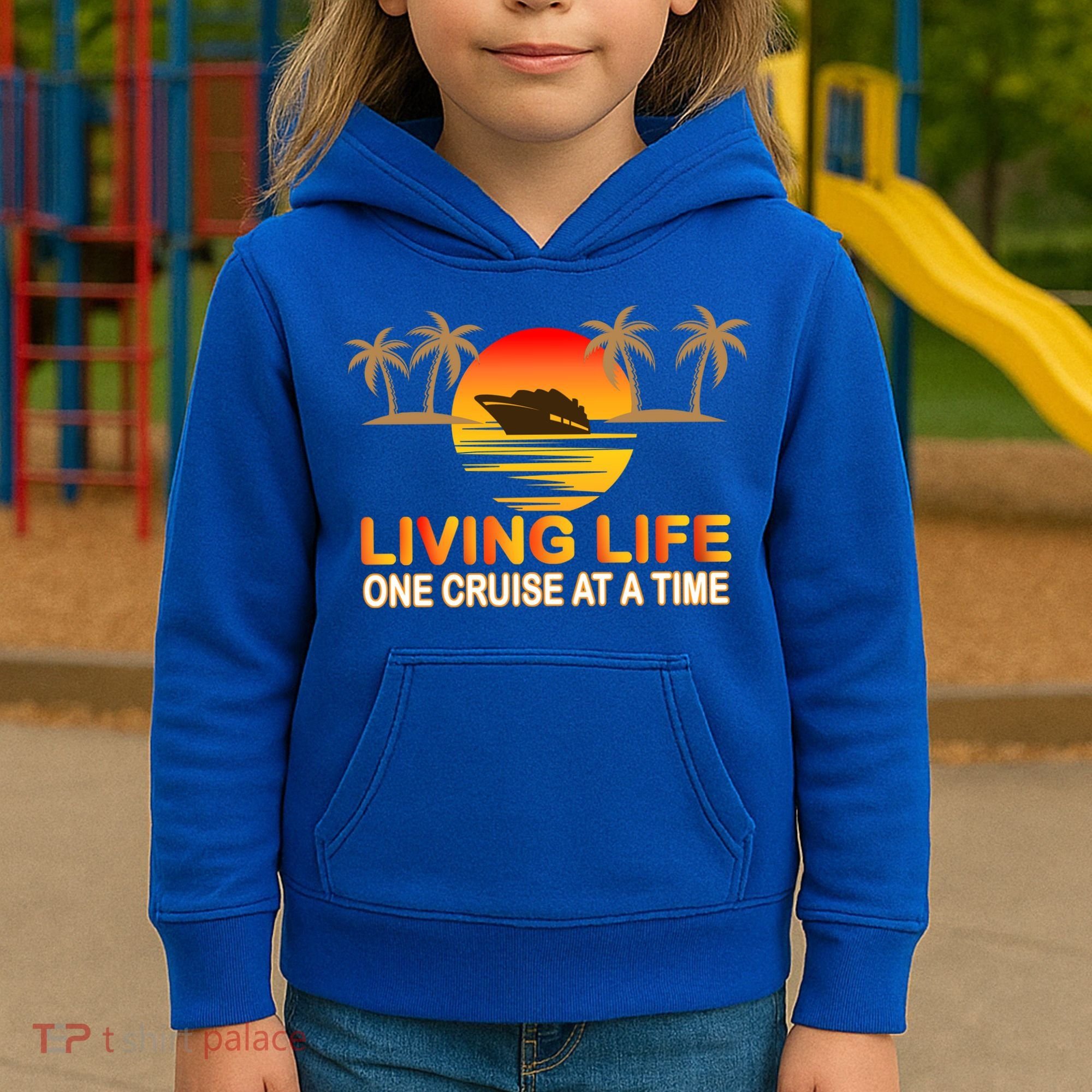 Living Life One Cruse At A Time Kids Hoodie