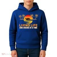 Living Life One Cruse At A Time Kids Hoodie thumb 4