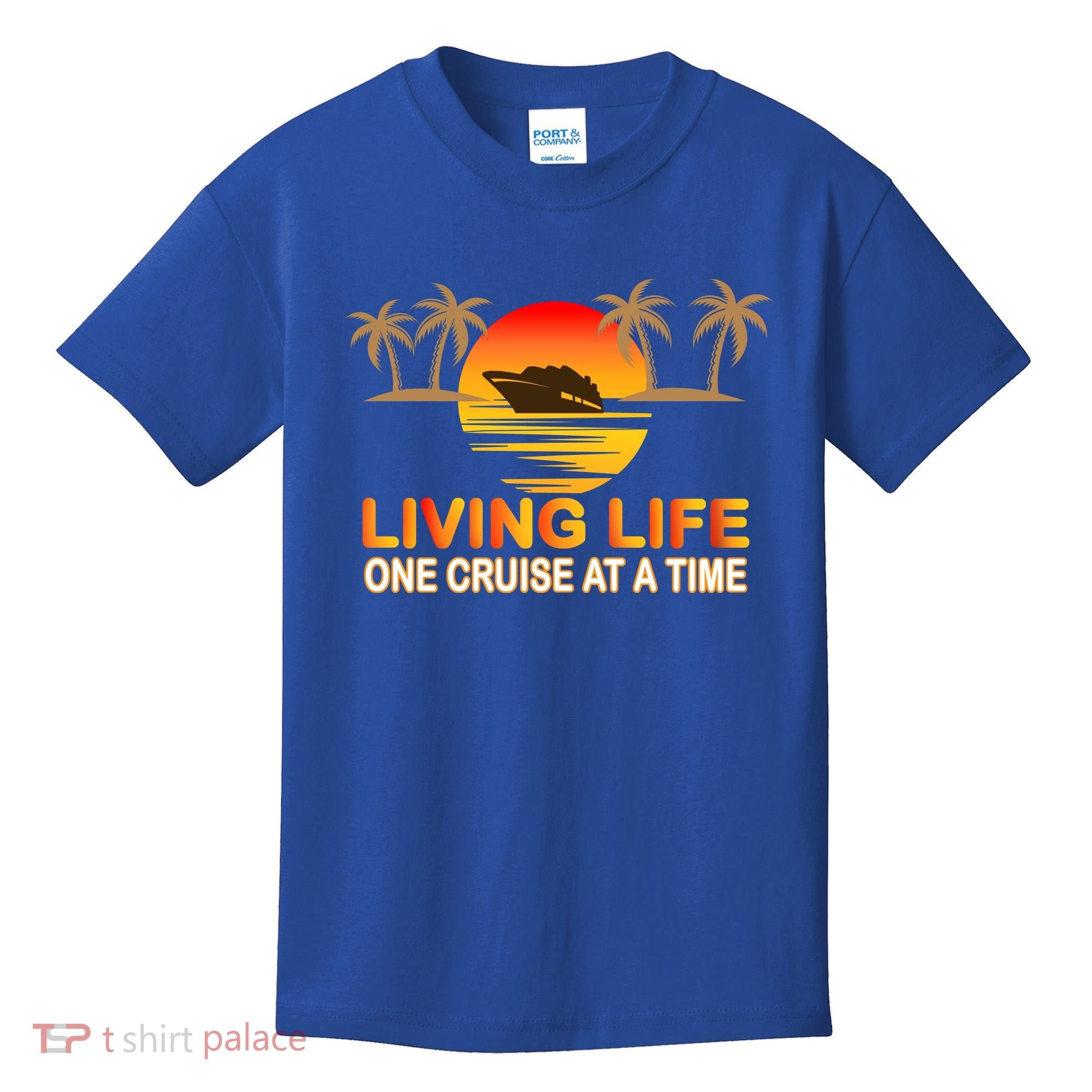 Living Life One Cruse At A Time Kids T-Shirt