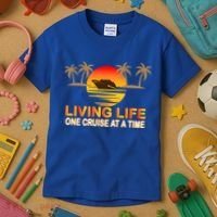 Living Life One Cruse At A Time Kids T-Shirt thumb 3
