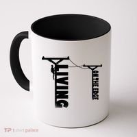 Living On The Edge Coffee Mug thumb 0