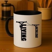 Living On The Edge Coffee Mug thumb 4