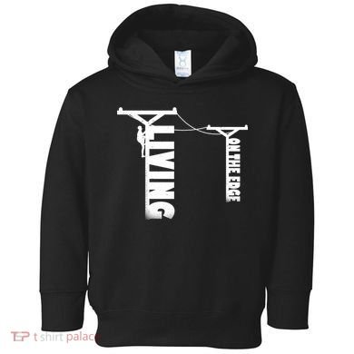 Living On The Edge Toddler Hoodie
