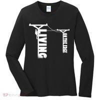 Living On The Edge Women's Long Sleeve Shirt thumb 0