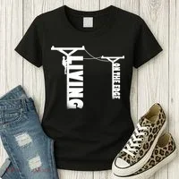 Living On The Edge Women's T-Shirt thumb 3