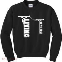 Living On The Edge Kids Sweatshirt thumb 0