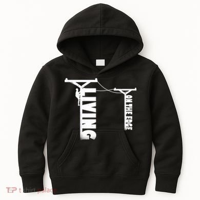 Living On The Edge Kids Hoodie