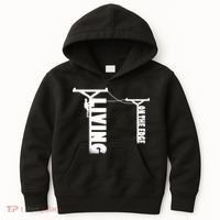 Living On The Edge Kids Hoodie thumb 0